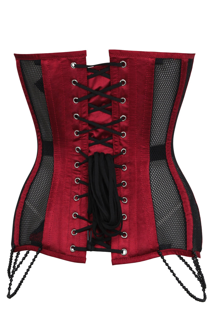 CORSET STORY MY-400 BLACK MESH FRONTED UNDERBUST