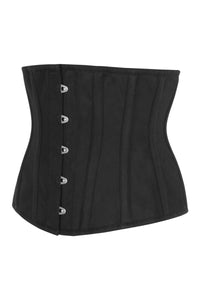 Single Layer Underbust Corset in Black