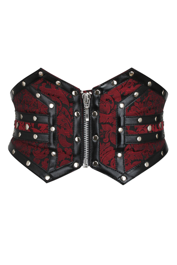 Brown PVC Steampunk Corset Inspired Belt