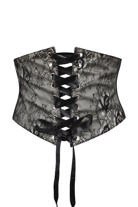Lace Overlay Inspired Corset Belt