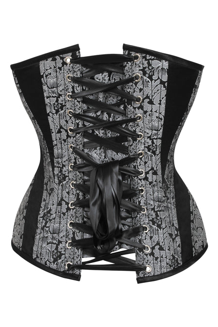 Black Lace-Up Overbust Corset Perth