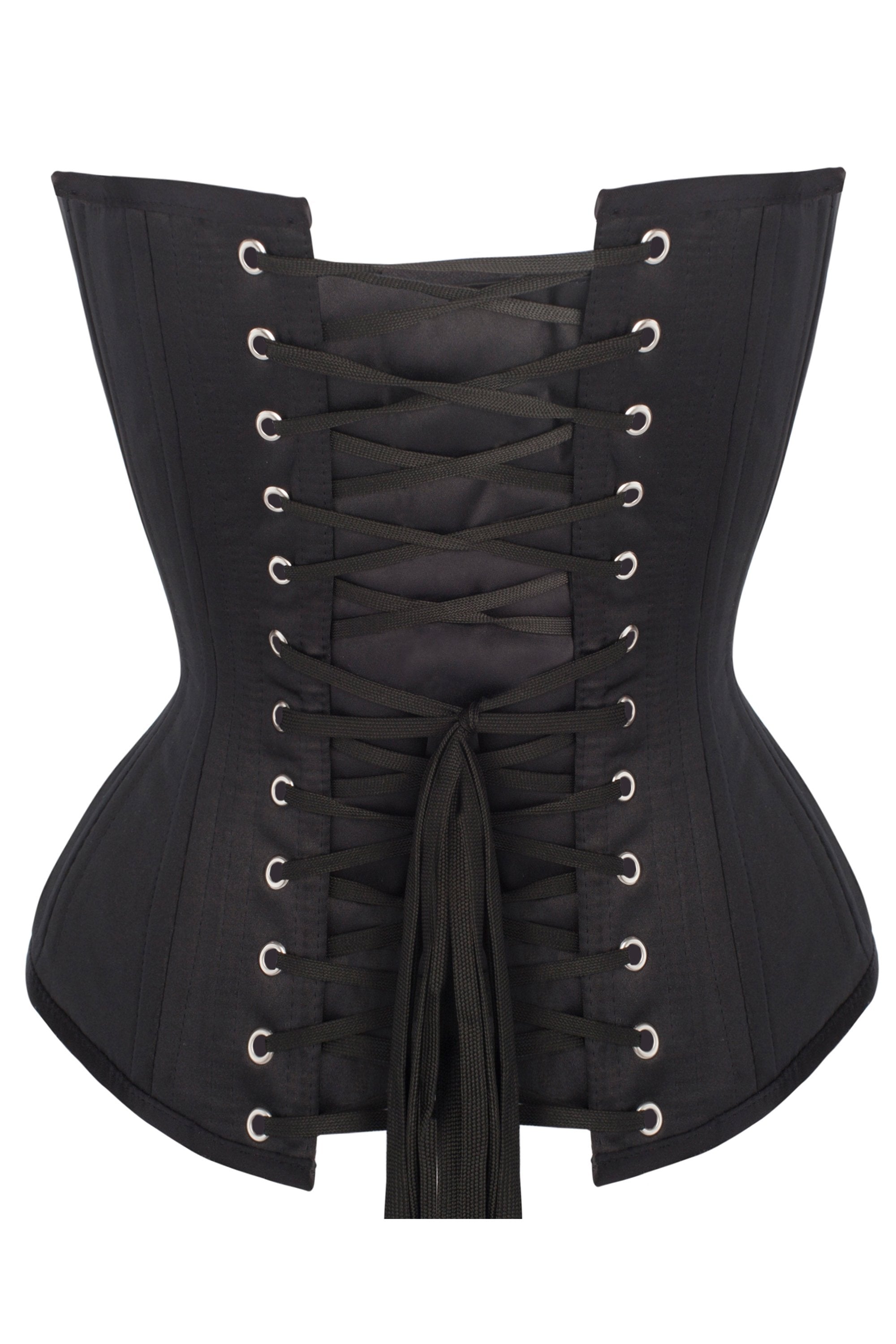 Black Waist Training Overbust Corset